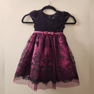 GIRLS TODDLER FORMAL DRESS Size 2T EUC